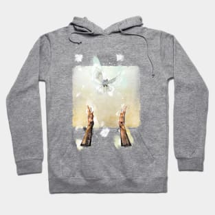 Peace conceptual painting Hoodie